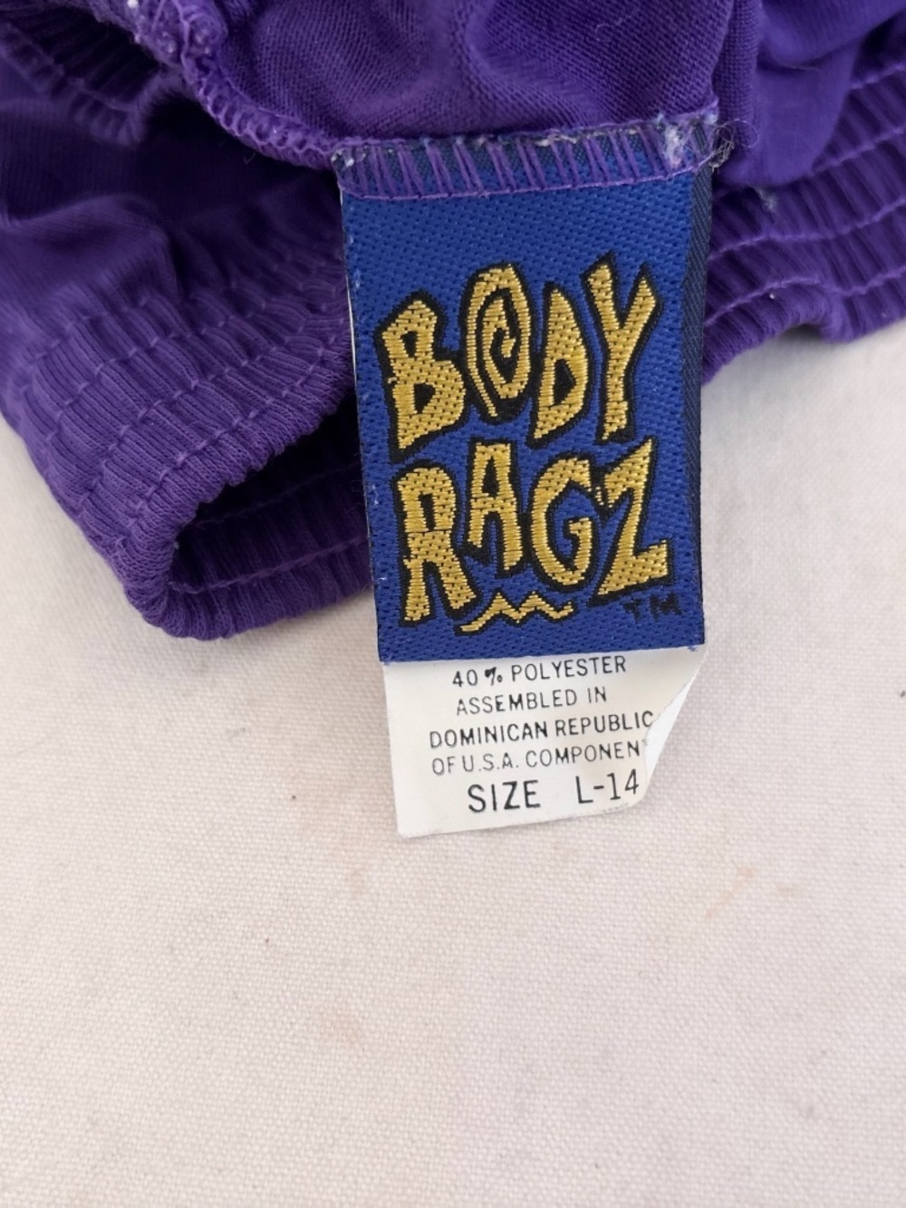 Vintage 90s Body Ragz Kid's Baseball Graphic Shorts - Picture 5 of 6